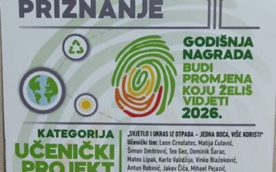ZIOŠI na natječaju „Budi promjena koju želiš vidjeti“